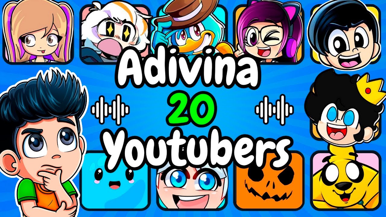 JONDRES ADIVINA 20 YOUTUBERS POR LA CANCION 🎶LOS DEL PUEBLO ❤️ LYNA 💜 KARIMJUEGA ADIVINA QUIEN CANTA