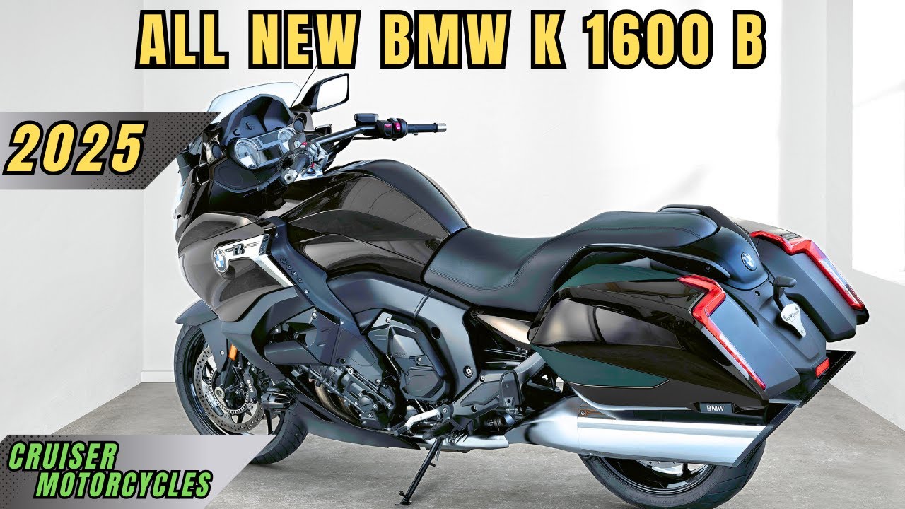 All New 2025 BMW K 1600 B: A Masterpiece of Performance, Comfort, and Style!