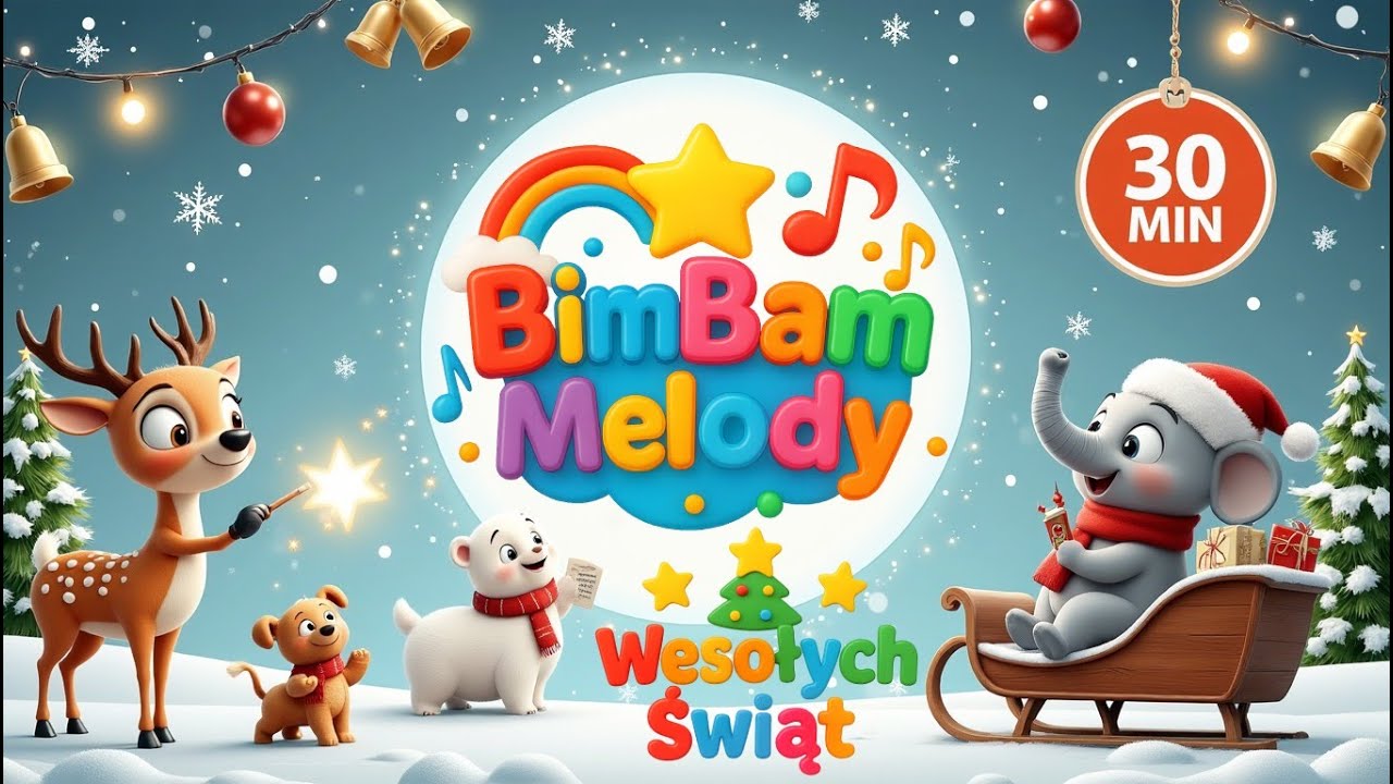 🎄 Świąteczna Składanka – 30 Min Piosenek dla Dzieci | BimBam Melody