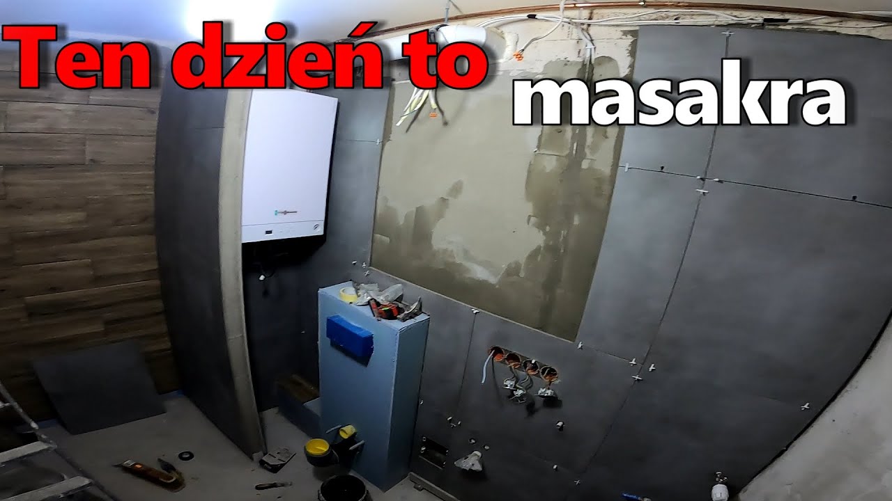 S01E07 Straszny dzień w pracy |  Każda płytka do przycięcia | Blat z płytek raczej nie wypali.