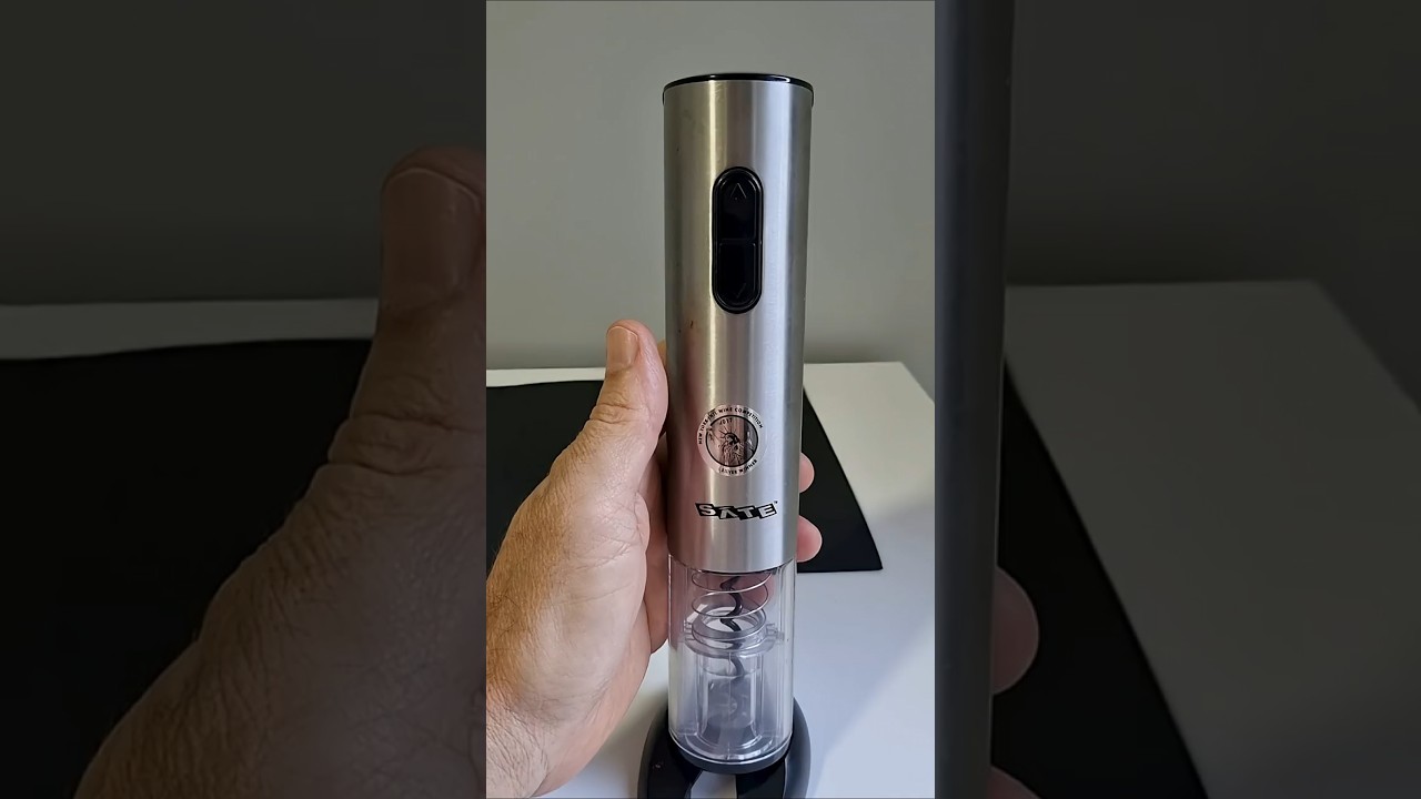 saca rolhas - troca de bateria abridor vinhos Sate