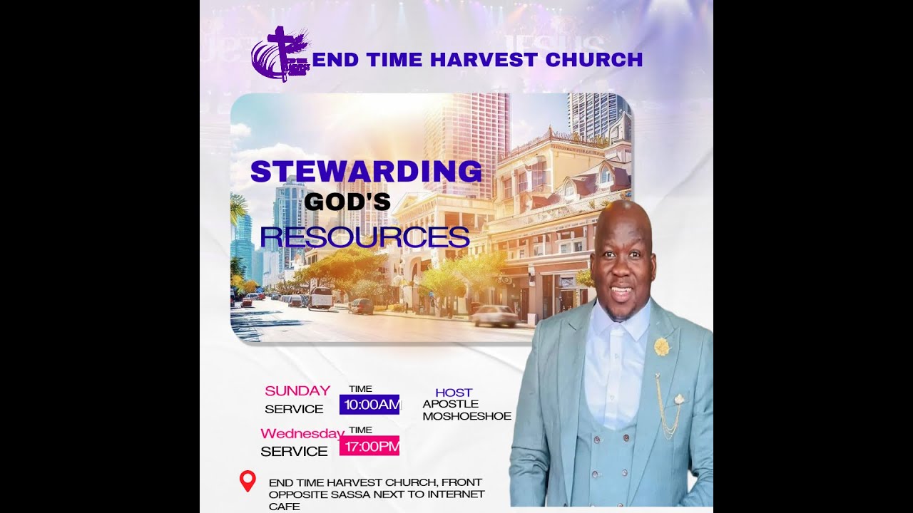 APOSTOLC GLORY - STEWARDING GOD'S RESOURCES