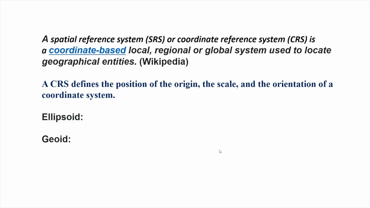 Assign Coordinate Reference System in GeoHECRAS - Lesson 2/8