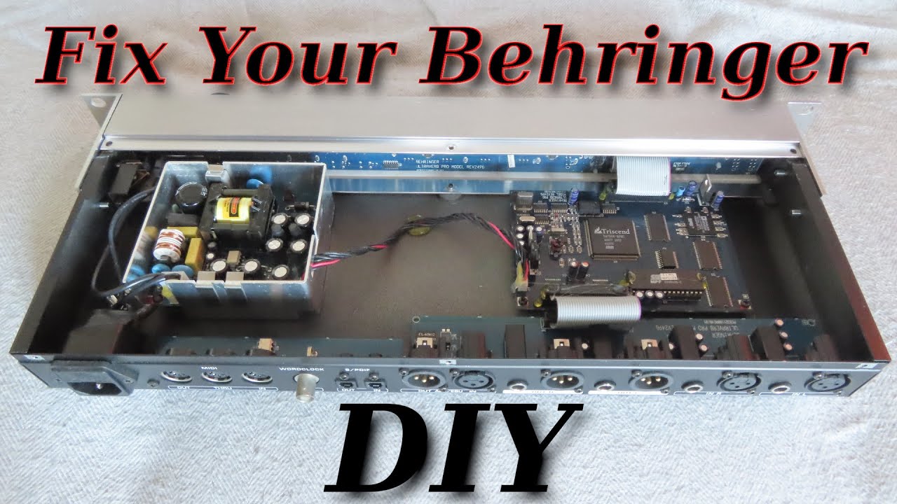 Broken & Malfunctioning Behringer Rack Unit Fix. A Capacitor Replacement Is What Most Units Need.