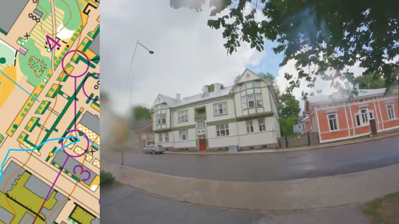 WMOC 2024 sprint finals, M35-B || Orienteering Headcam video