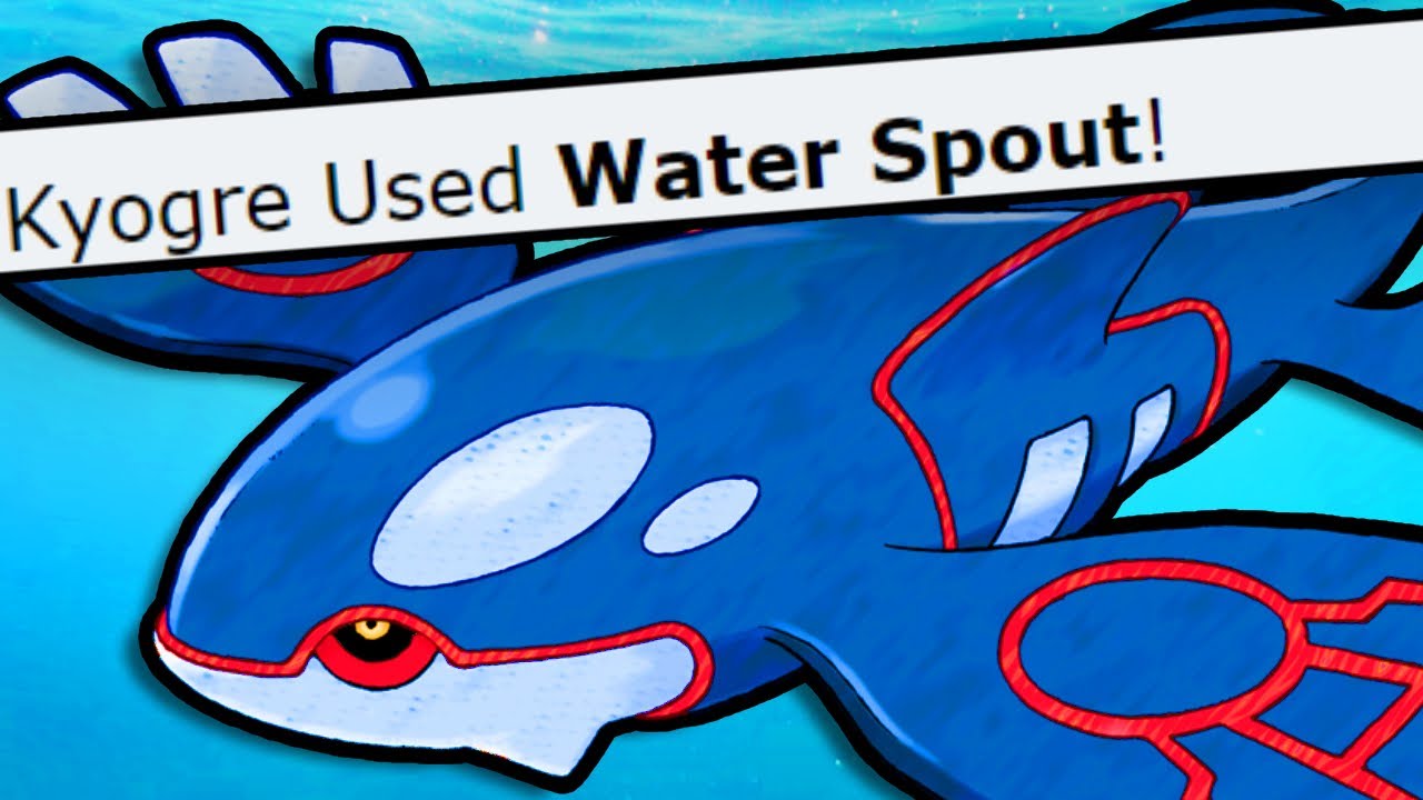 Tera Water Water Spout Kyogre in the Rain