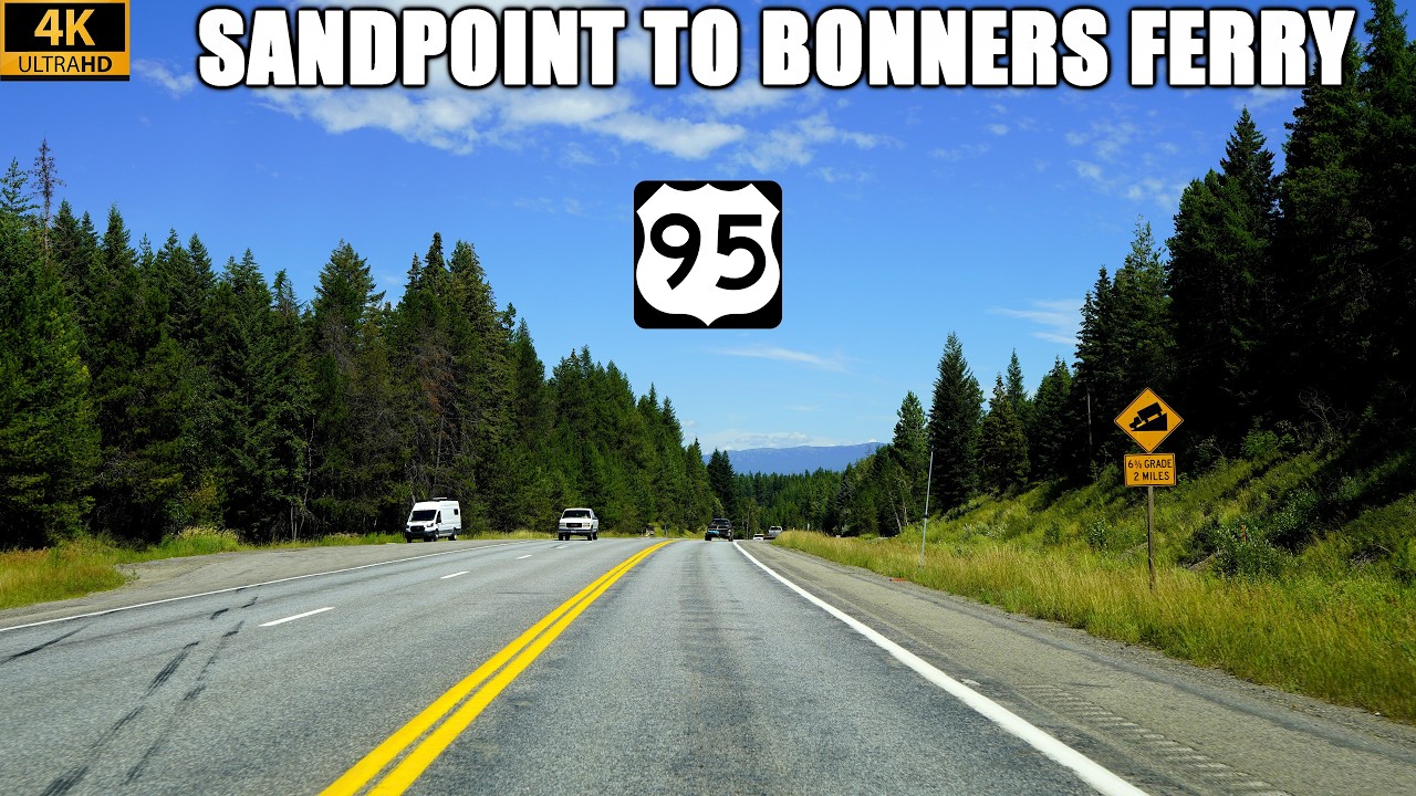 US-95 North & US-2 East: Sandpoint to Bonners Ferry, Idaho