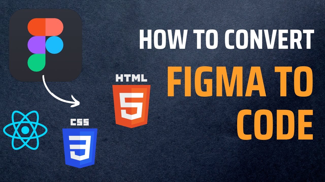 Convert Figma design to HTML CSS / React | In 3mins 🔥