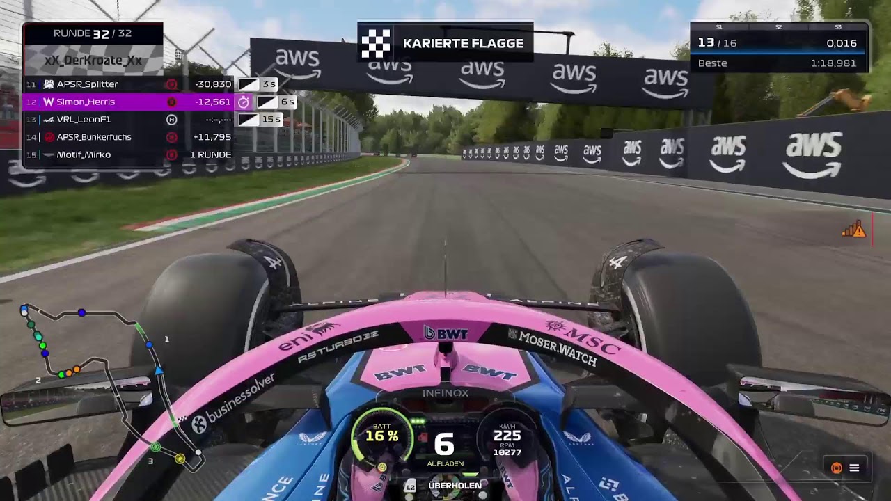 F1 2025 | APSR Ligarennen (4/16) Imola | Alpine