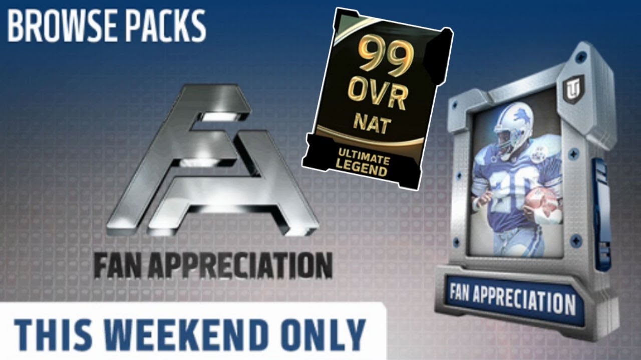 HOW TO GET A FREE 99 OVERALL ULTIMATE LEGEND! MUT REWARDS FAN APPRECIATION PACKS! | MUT 18 |