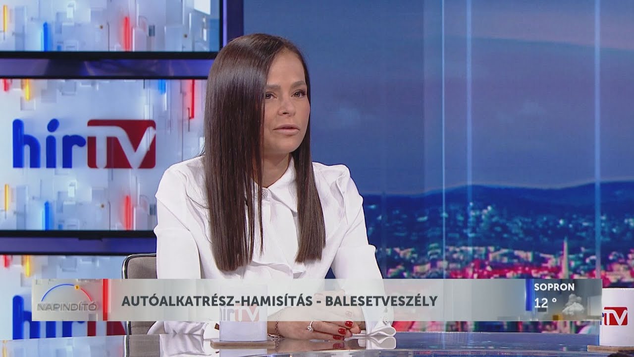 Napind&iacute;t&oacute; &ndash; Aut&oacute;alkatr&eacute;sz-hamis&iacute;t&aacute;s &ndash; balesetvesz&eacute;lyes (2024-06-12) - H&Iacute;R TV