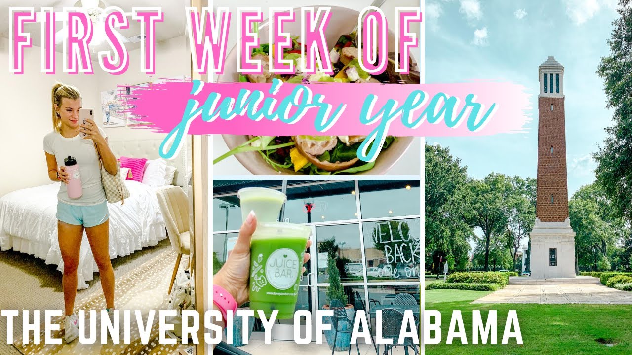 college week in my life: FIRST WEEK of CLASSES | The University of Alabama