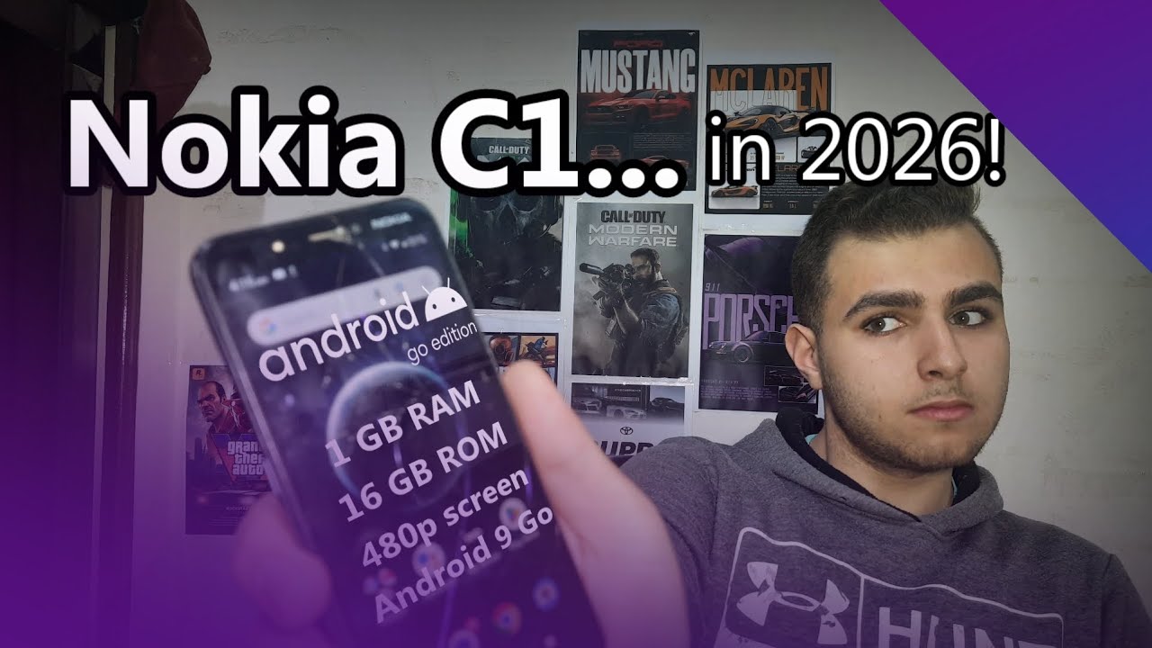 Использование Nokia C1 (Android 9 Go) в 2026 году | Был ли он НАСТОЛЬКО плох?