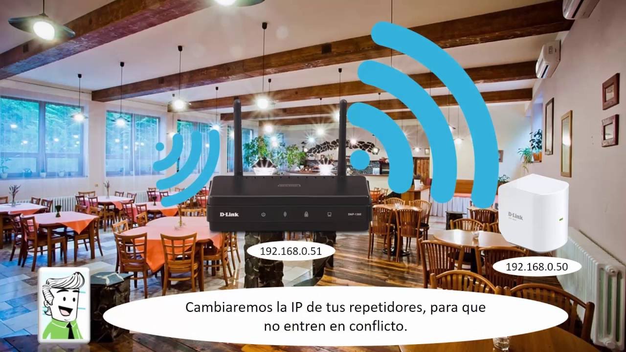 Configura dos repetidores o más en tu red cambiando la IP