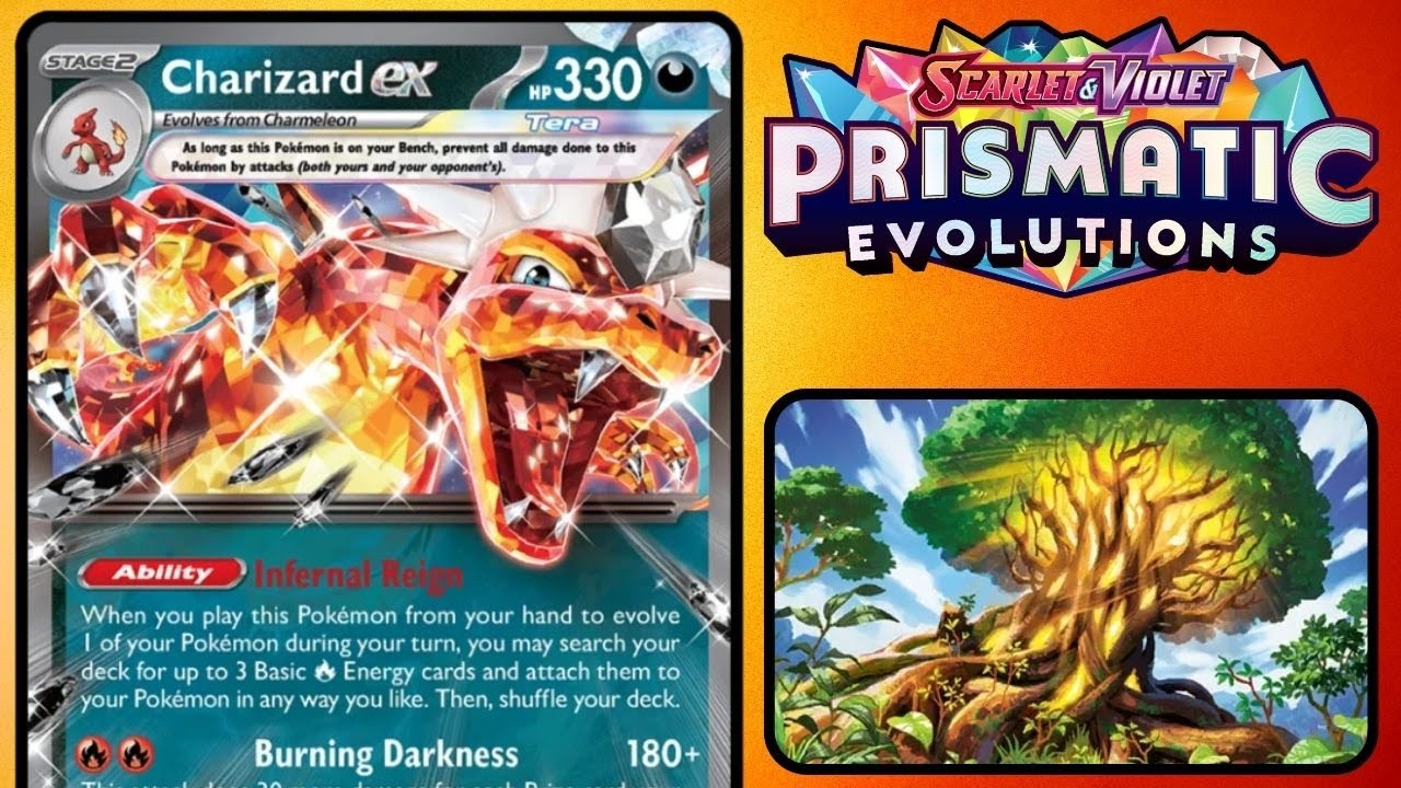 Charizard ex COUNTERS Budew with Grand Tree | Prismatic Evolutions Pokemon TCG