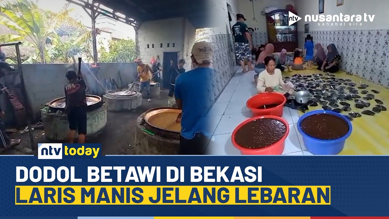 Ratusan Kilogram Dodol Diproduksi Setiap Hari Menjelang Idul Fitri | NTV TODAY