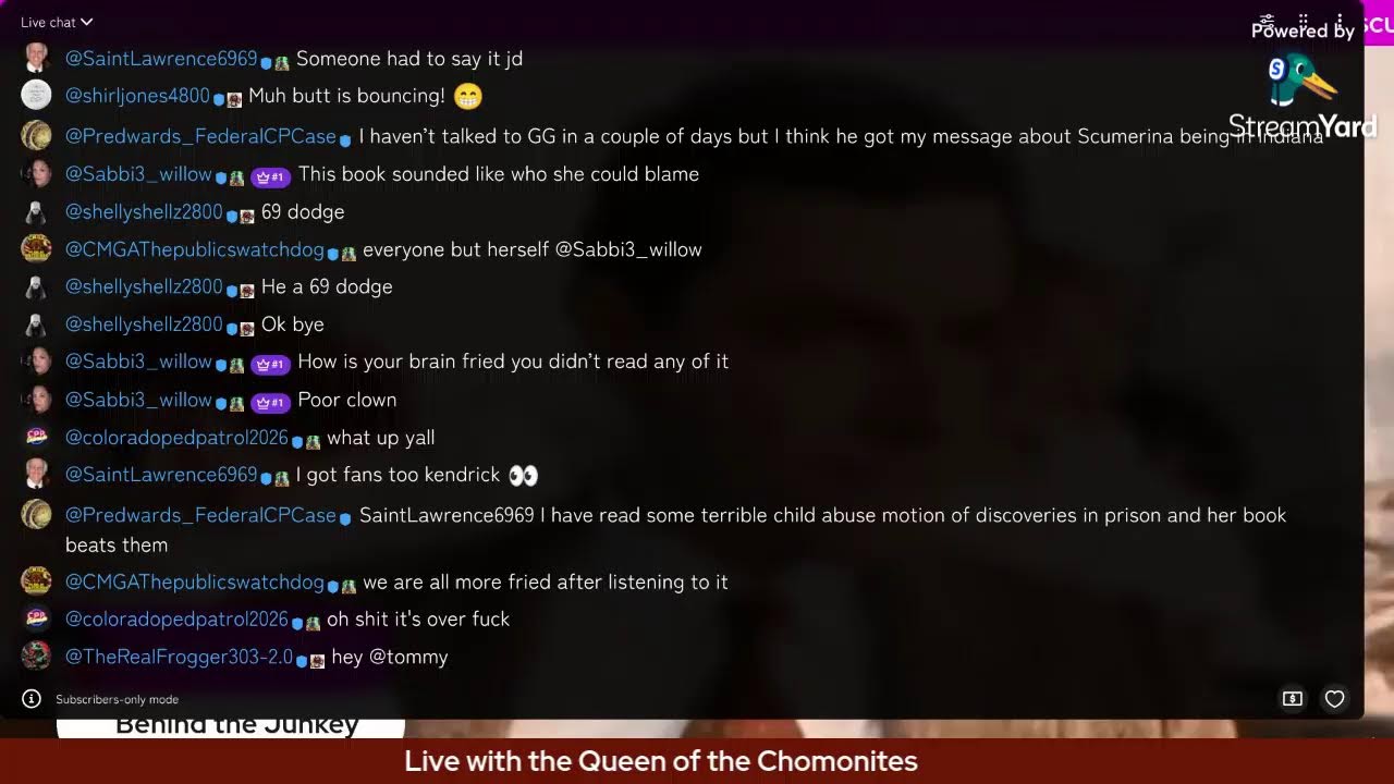To catch a predator (feat.) The queen of the Chomo Knights.