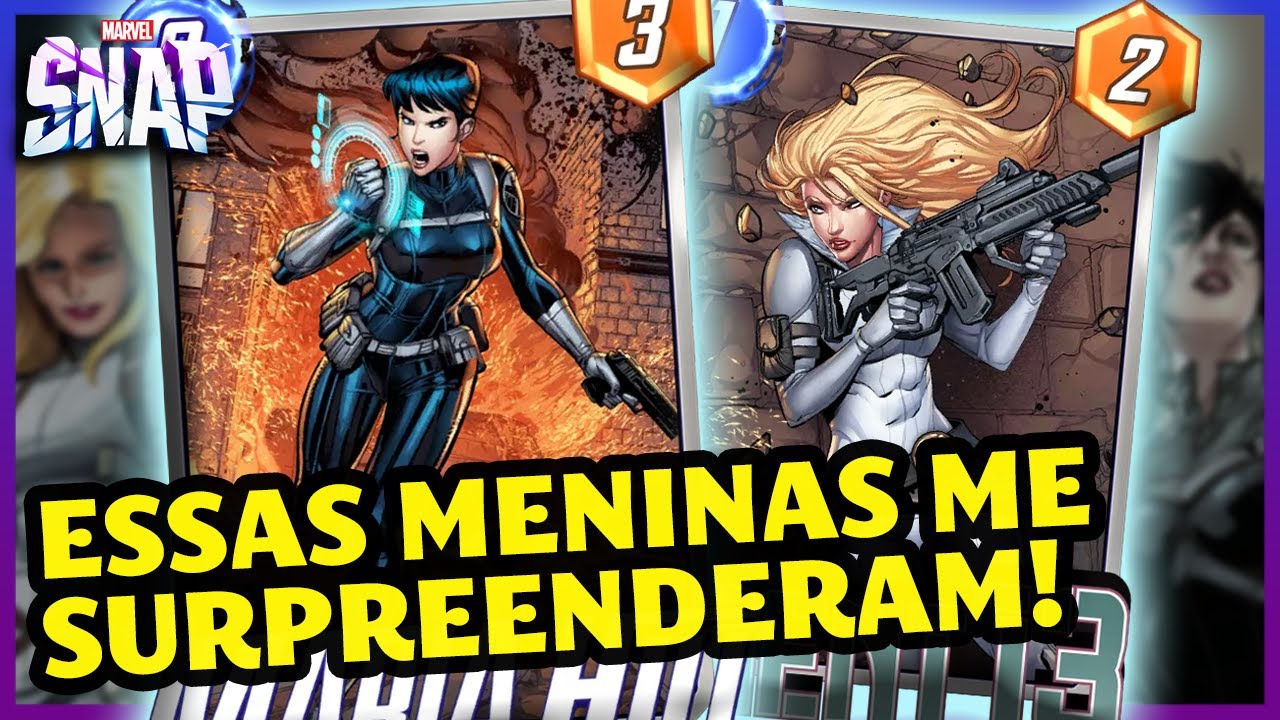DECK TEM&Aacute;TICO: APENAS CARTAS FEMININAS - MOSTRANDO QUEM MANDA! |Marvel Snap| #marcosperalta