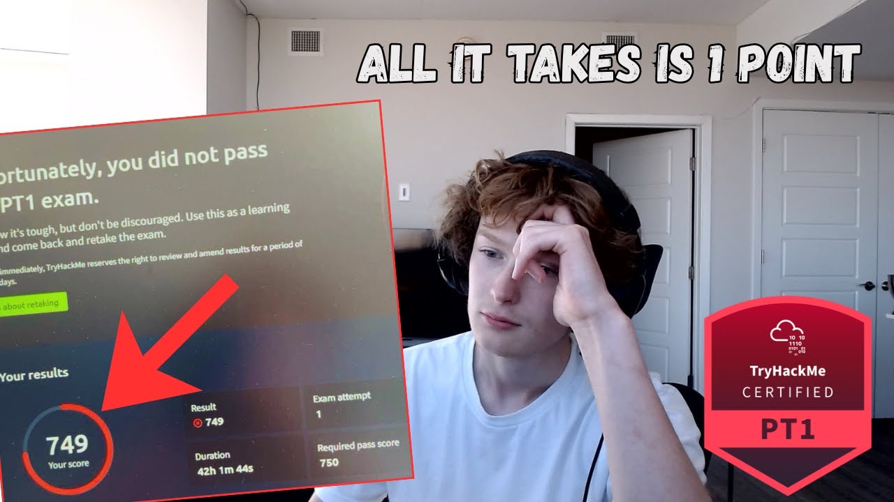 How I FAILED TryHackMe's PT1... by 1 point