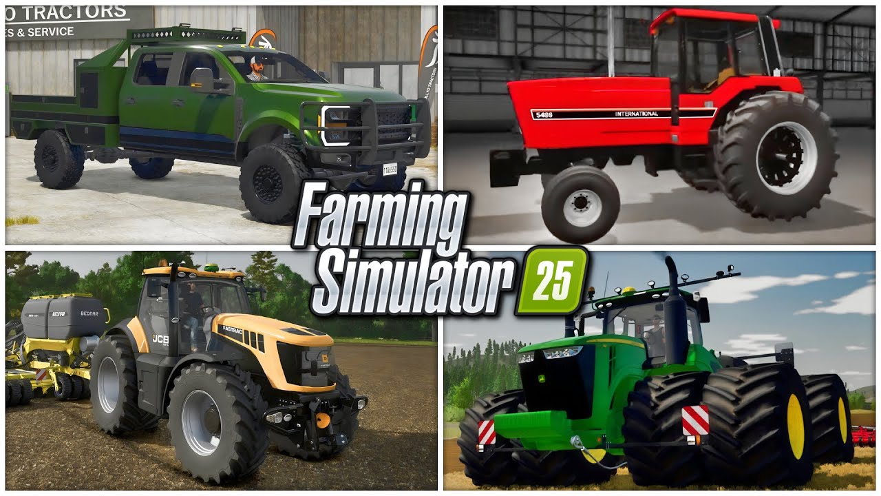 Новости Farm Sim &mdash; IH 50, JCB 8000, JD 9R, набор дополнительных кузовов и многое другое! | Farmin...