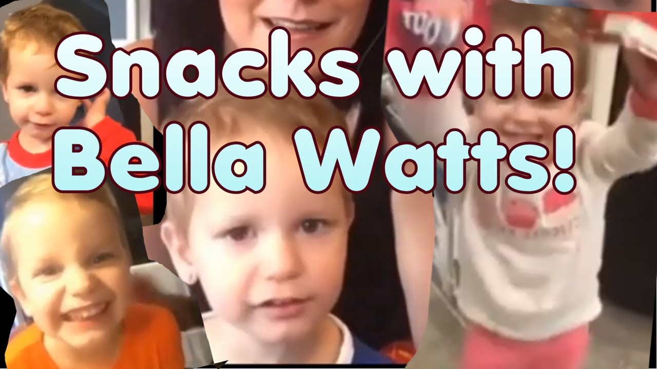 Bella Watts Demanding Snacks and Enjoying Chocolates- You Go Bella Girl!