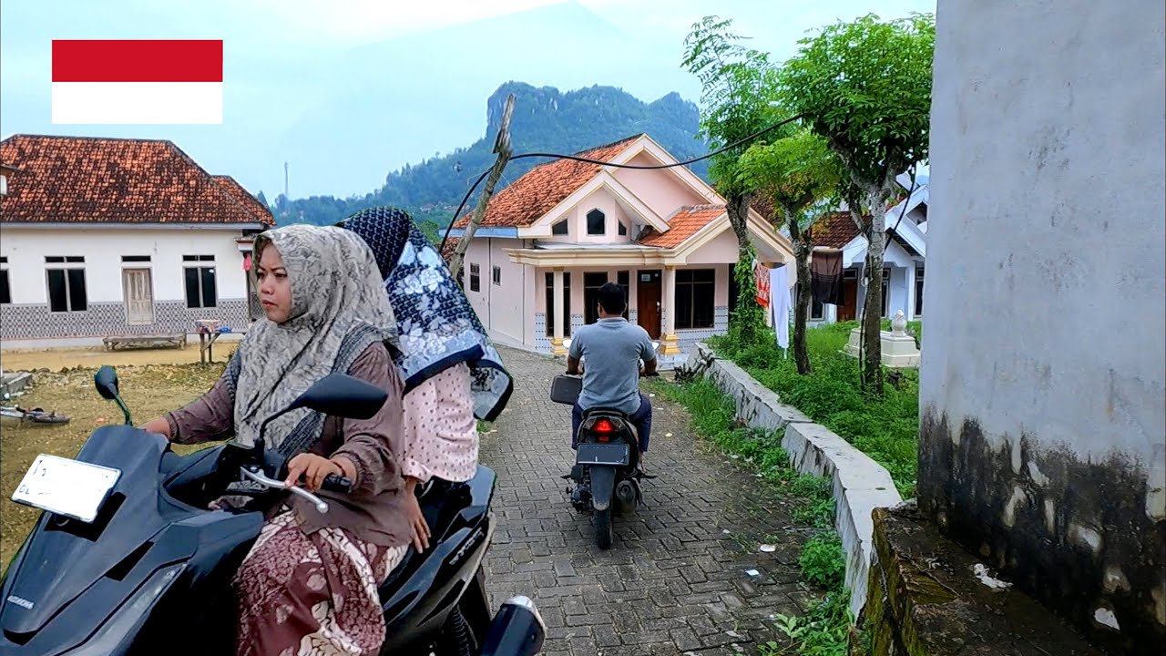 Village life in indonesia, Walking in the beautiful village, Life in rural indonesia
