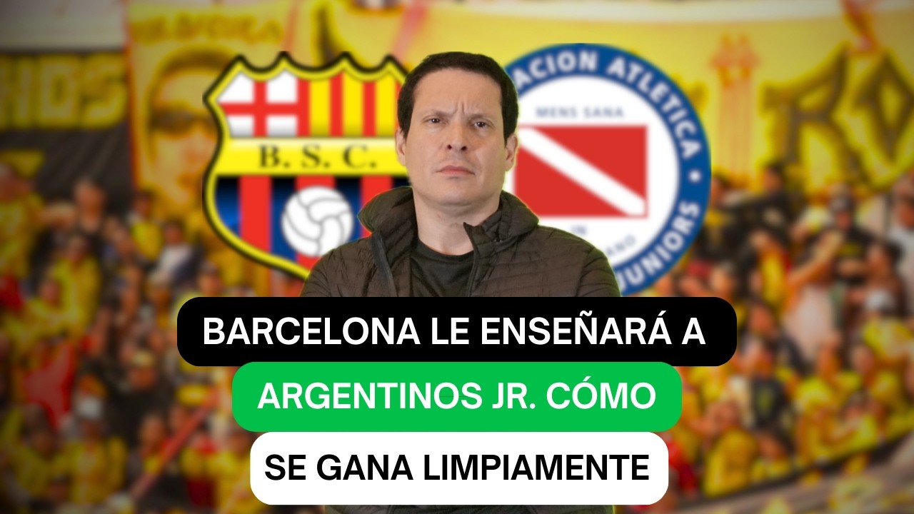 Iván Triviño: Barcelona le enseñará a Argentinos Jr. cómo se gana limpiamente
