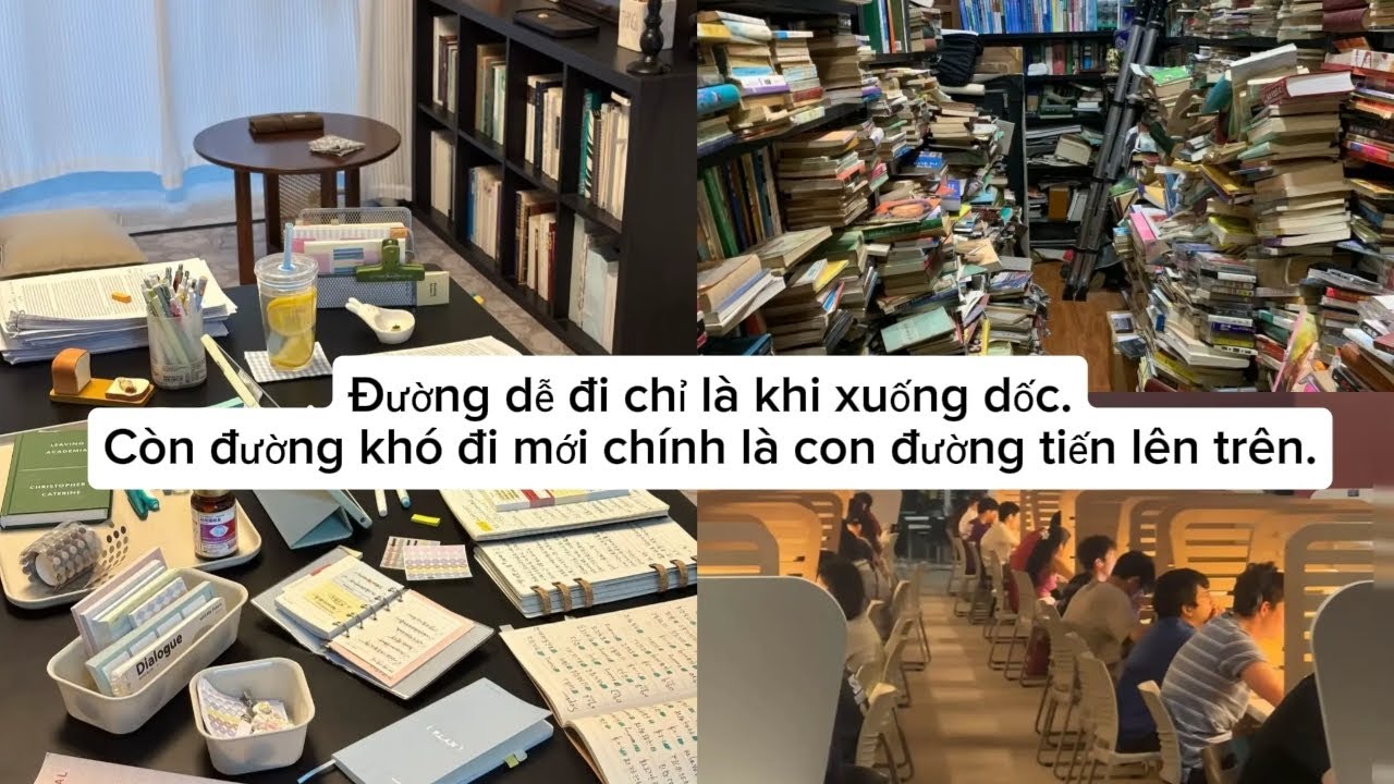 [Động lực học tập] Con đường dễ dàng luôn là đường xuống đốc.