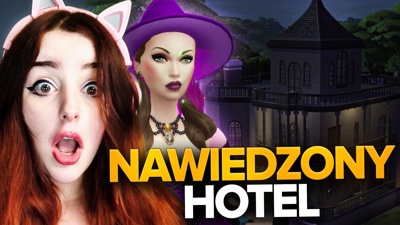 OTWORZYŁAM NAWIEDZONY HOTEL w The Sims 4!