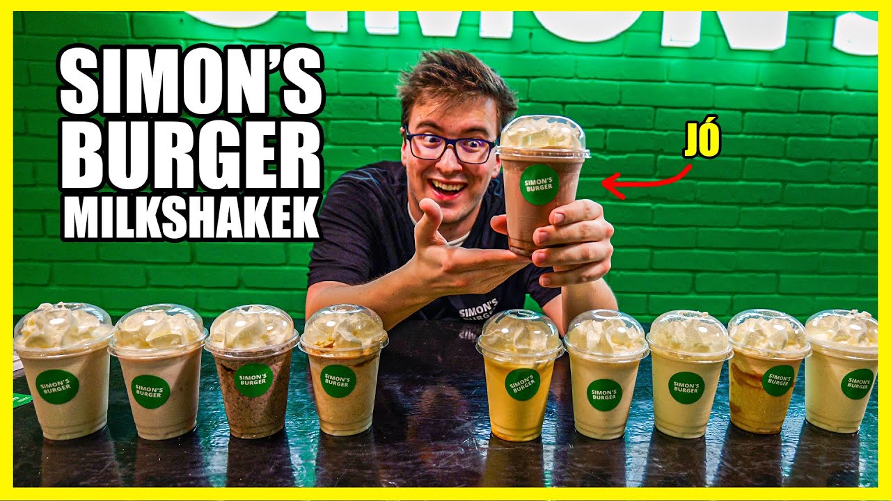 Megkóstoltam az ÖSSZES SIMON'S BURGER SHAKET!