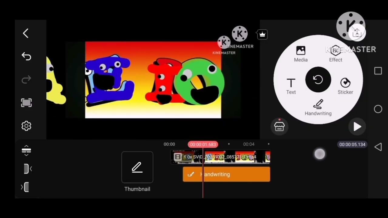 Aeiou logo remake kinemaster speedrun x4 speed