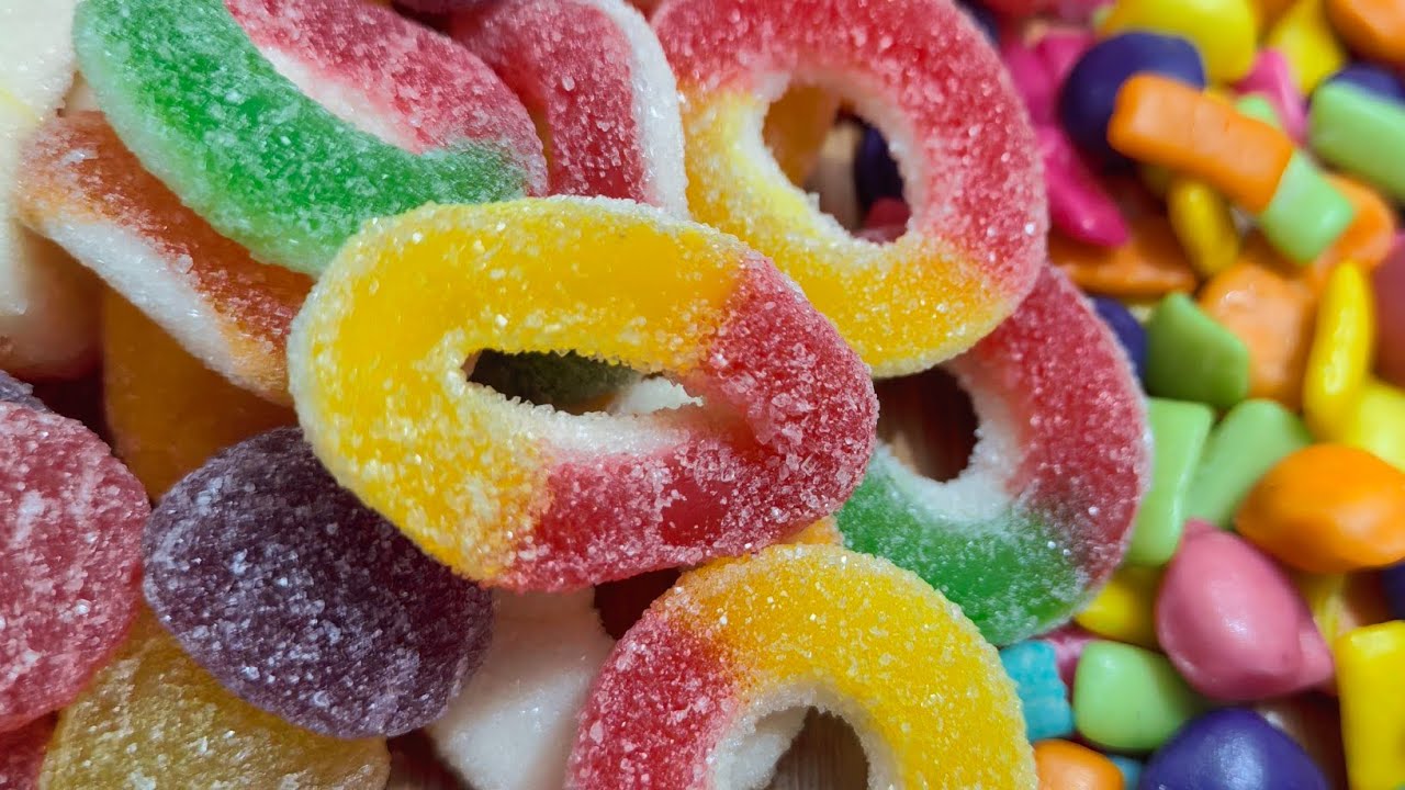 ASMR | Filling Platter with Sweets🍬🍭Oddlysatisfying 