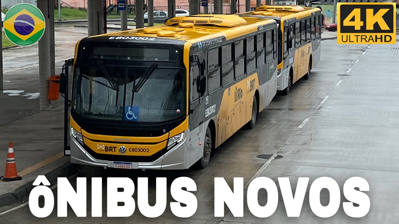 Novos Ônibus da Mobi Rio - Linha 28 e Testes na Nova linha BRT 79/Margaridas - Fui Conferir #64￼