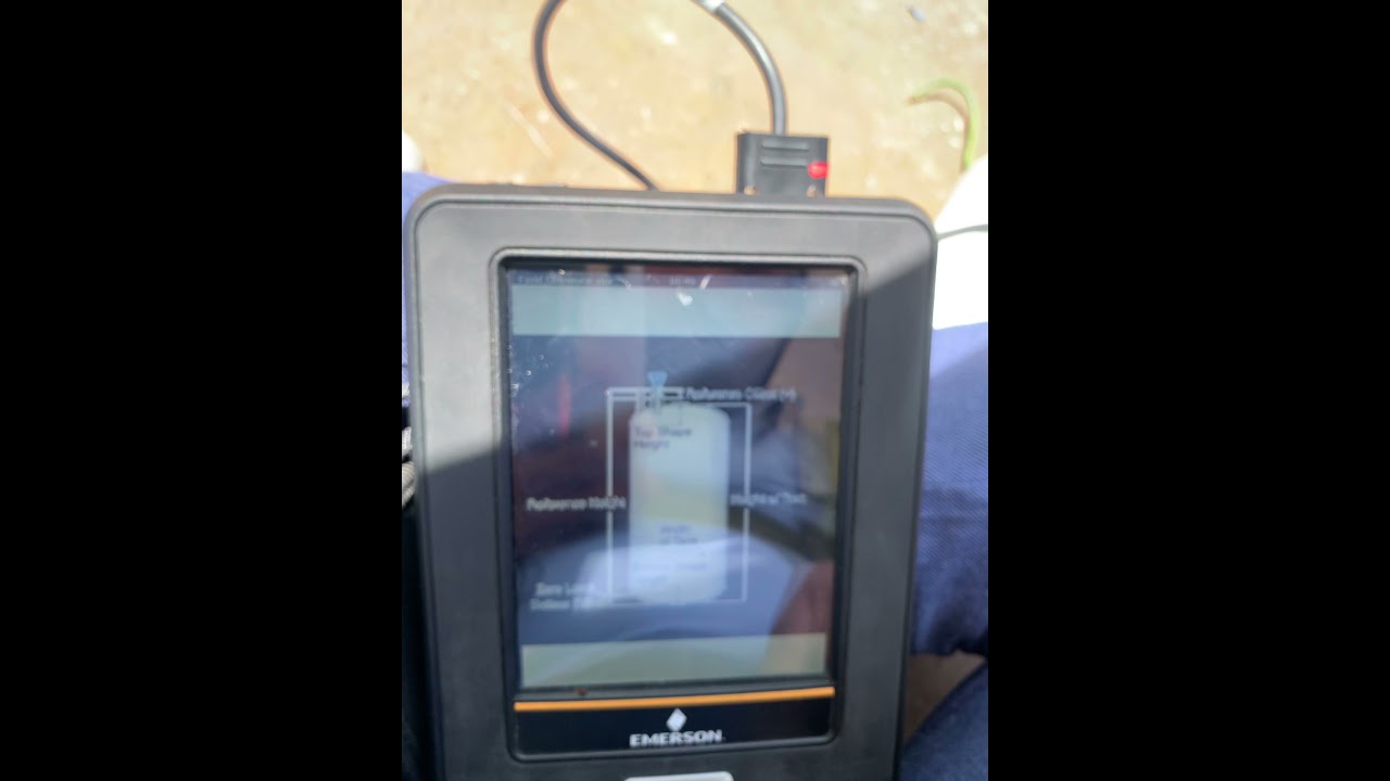 Emerson Radar type 5408 programming through AMS Trex device Communicator