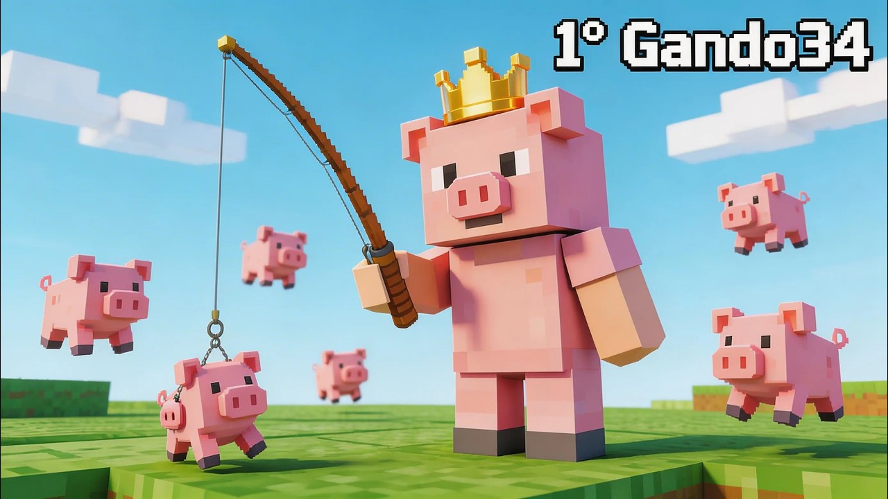 Sono diventato il re dei maiali! | Disastri e Party game di Hypixel