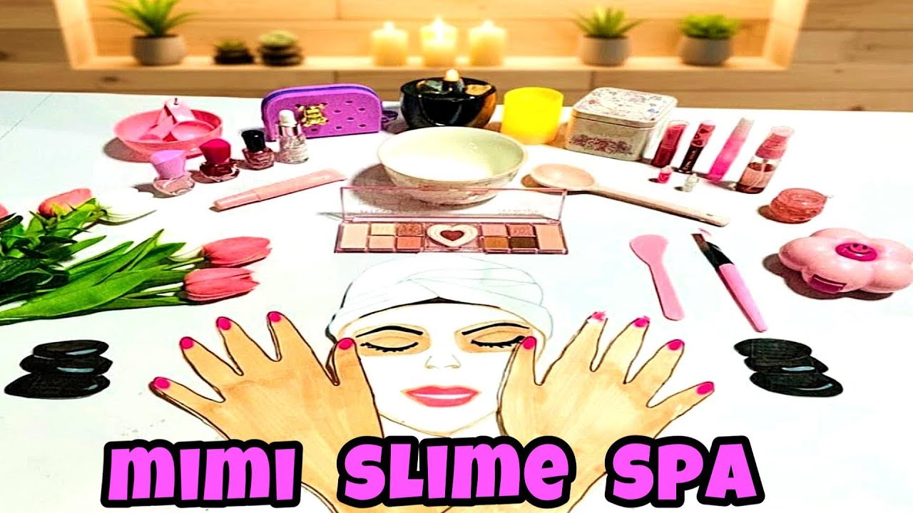 💆‍♀️Relaxing body massage slime spa 😴💆‍♀️#makeupslime #ASMR