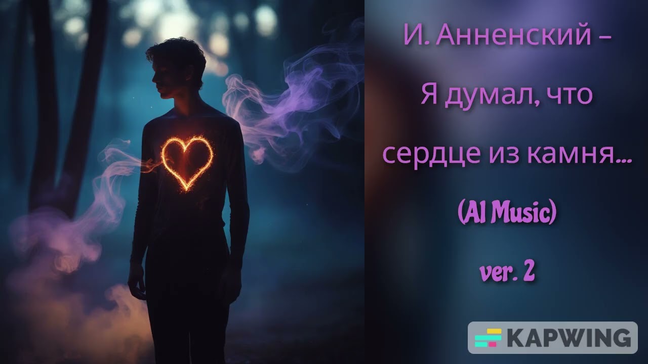 И. Анненский - Я думал, что сердце из камня... (AI Music) ver. 2