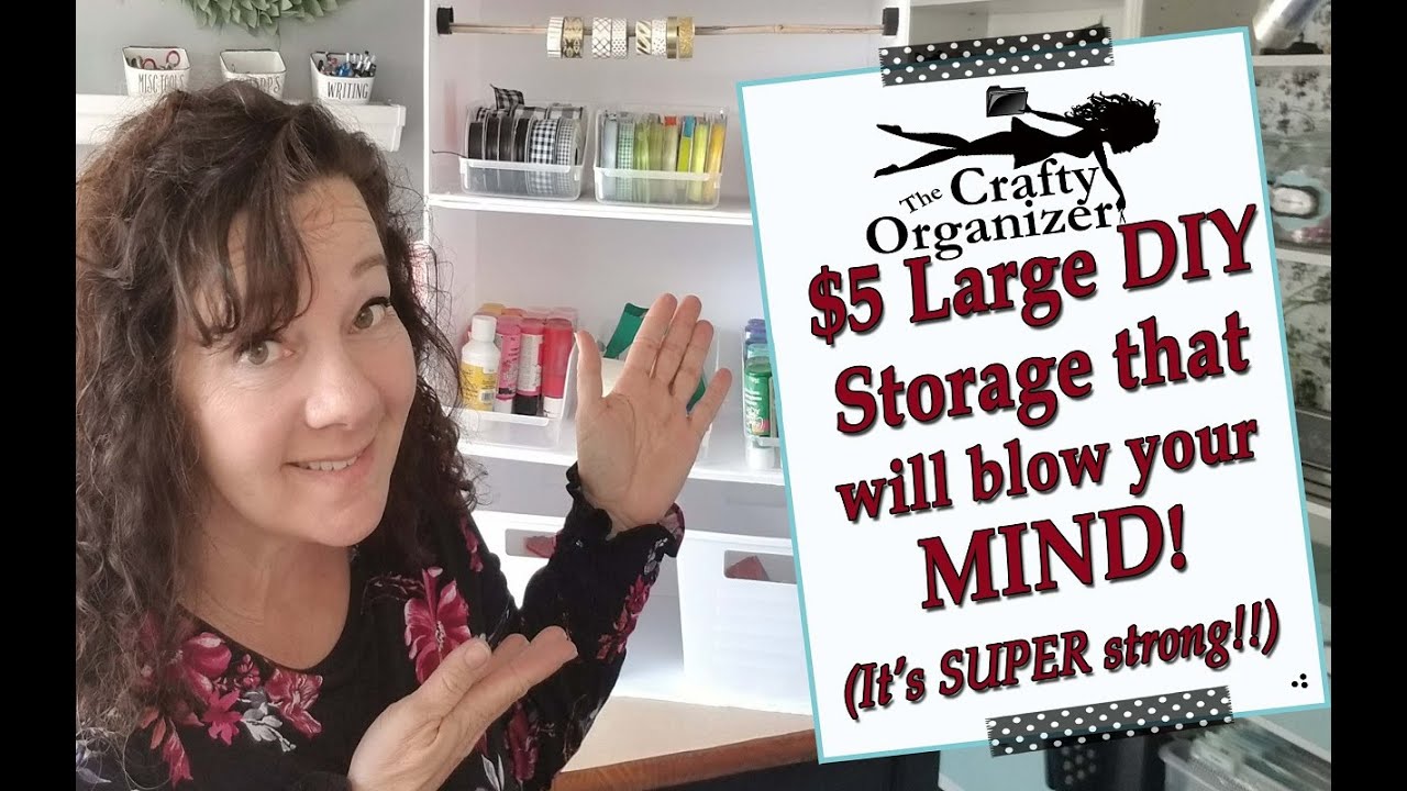 $5 Large DIY Storage that will blow your mind