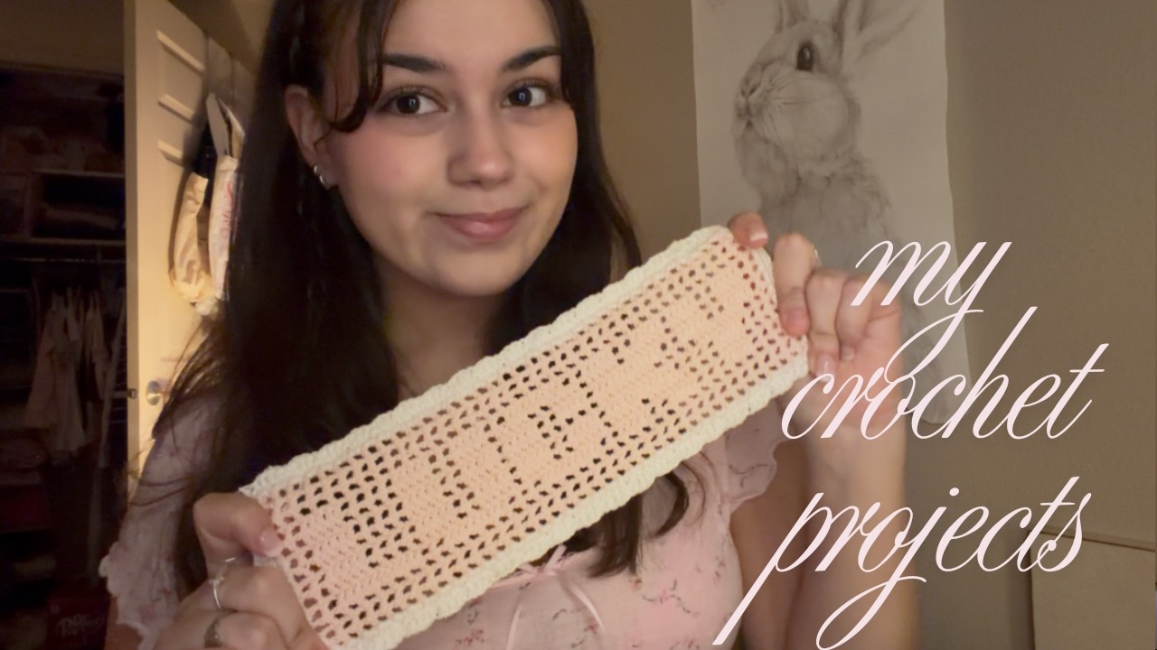 asmr what ive been crocheting
