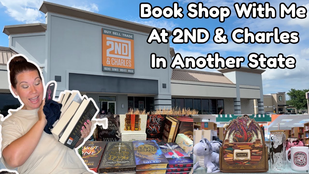 Shop For Books With Me In Another State 📚 2nd & Charles Whitehall, PA 💖 Book & Bookish Goodies Haul