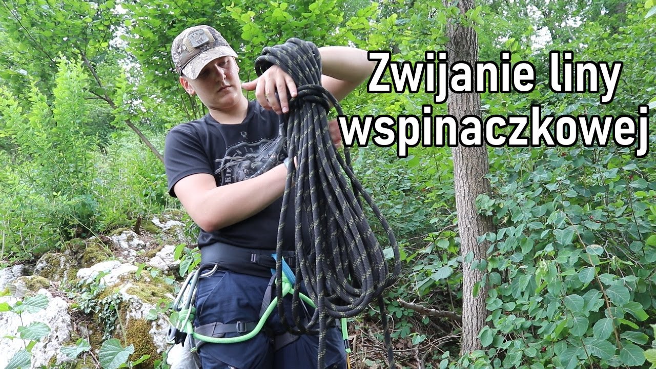 Węzły biwakowe [11]- Zwijanie liny wspinaczkowej