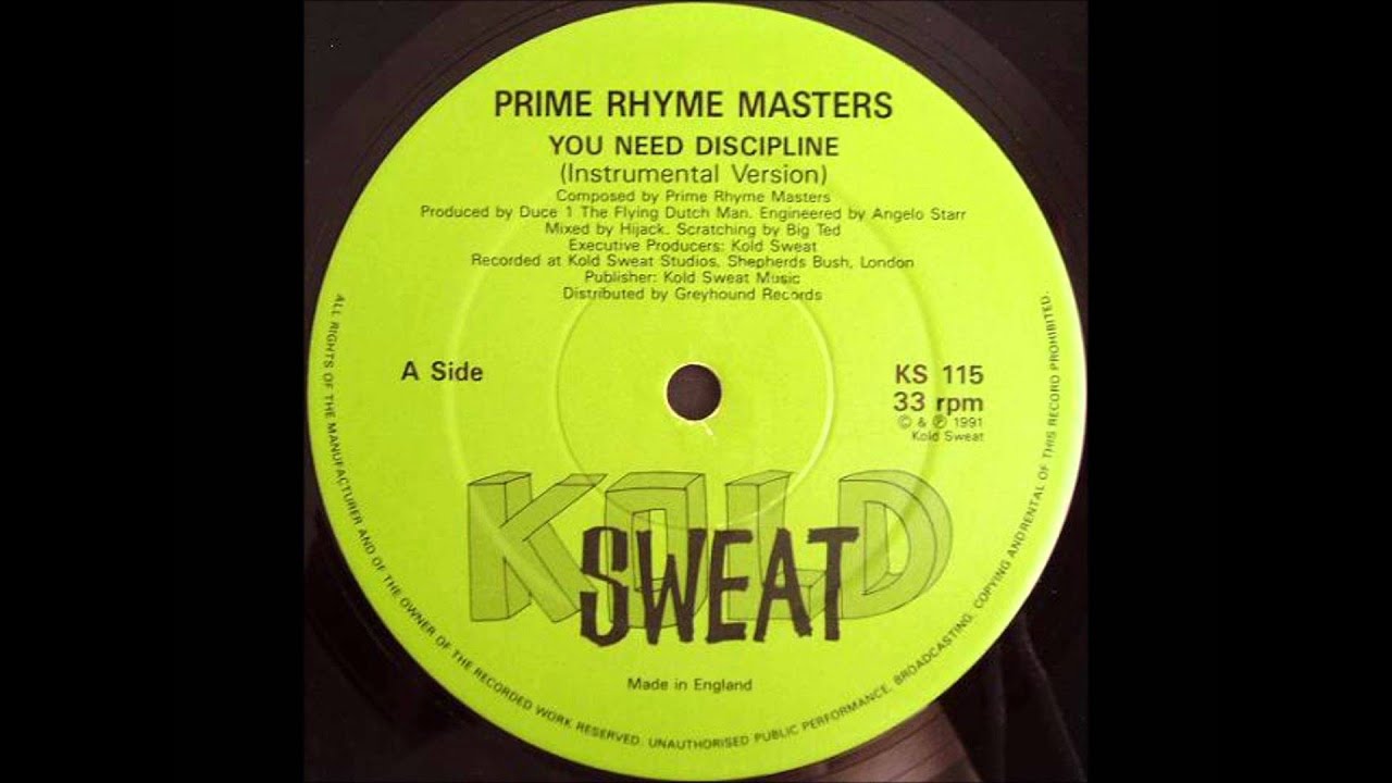 Prime Rhyme Masters - You Need Discipline