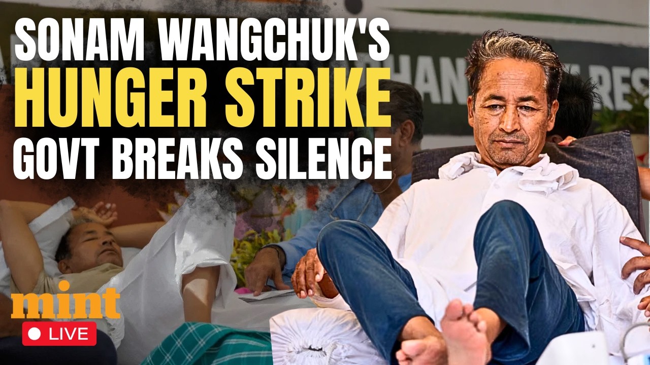 Sonam Wangchuk Hunger Strike: Govt Breaks Silence on Wangchuk's Hunger Strike | CJP Protests LIVE