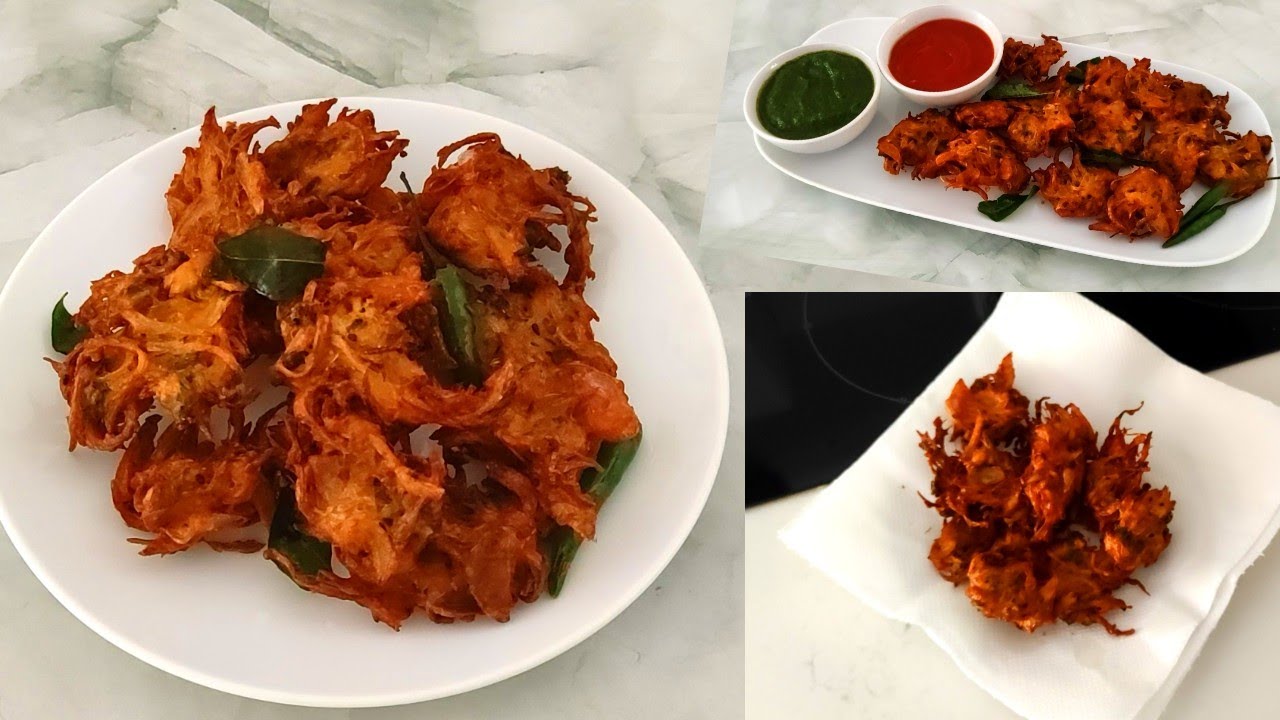 Pyaaz Pakora Recipe | Onion Fritters Recipe| Indian Snacks | Pyaaz ke Pakode | Crispy Onion Pakora