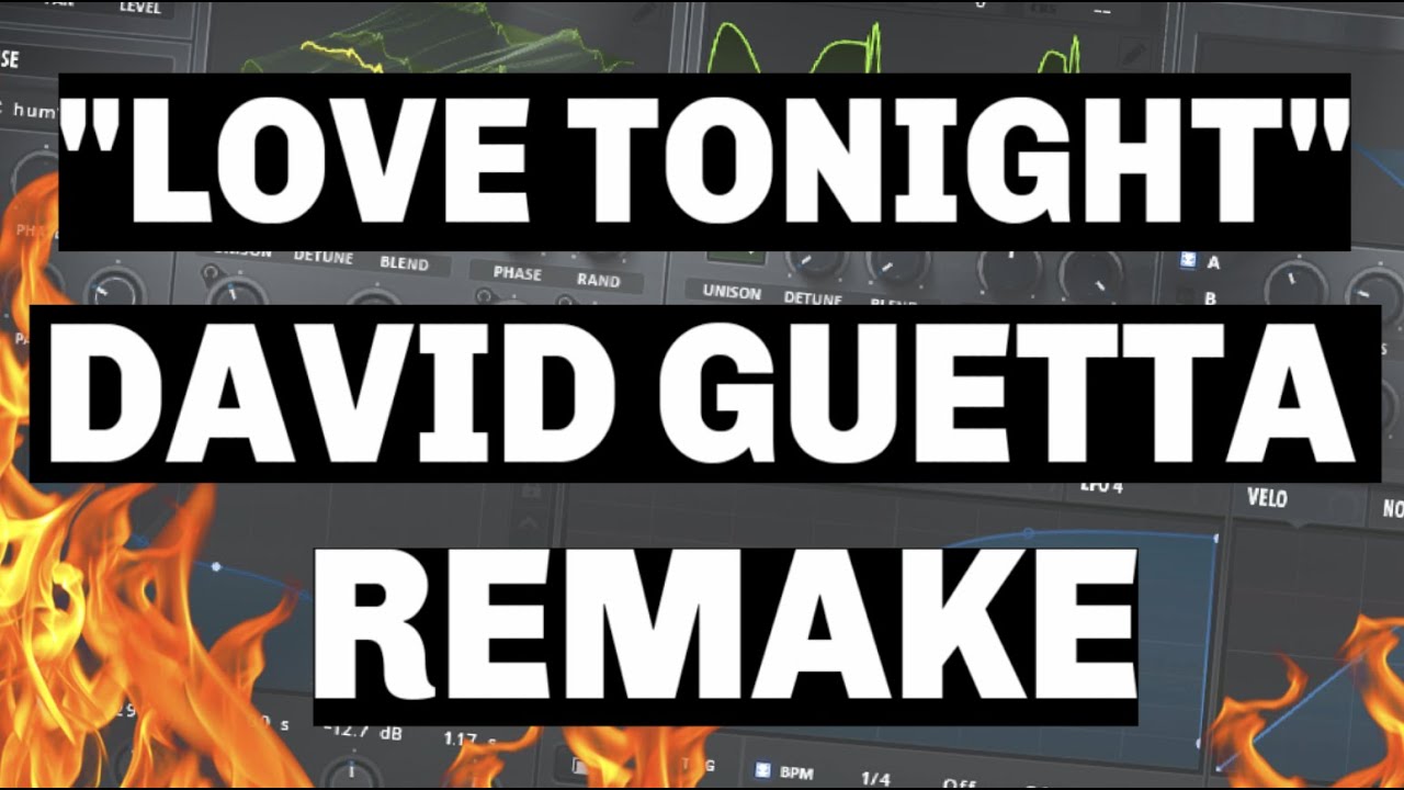 Serum Tutorial: Shouse - Love Tonight (David Guetta Remix) / Sound Design Tutorial