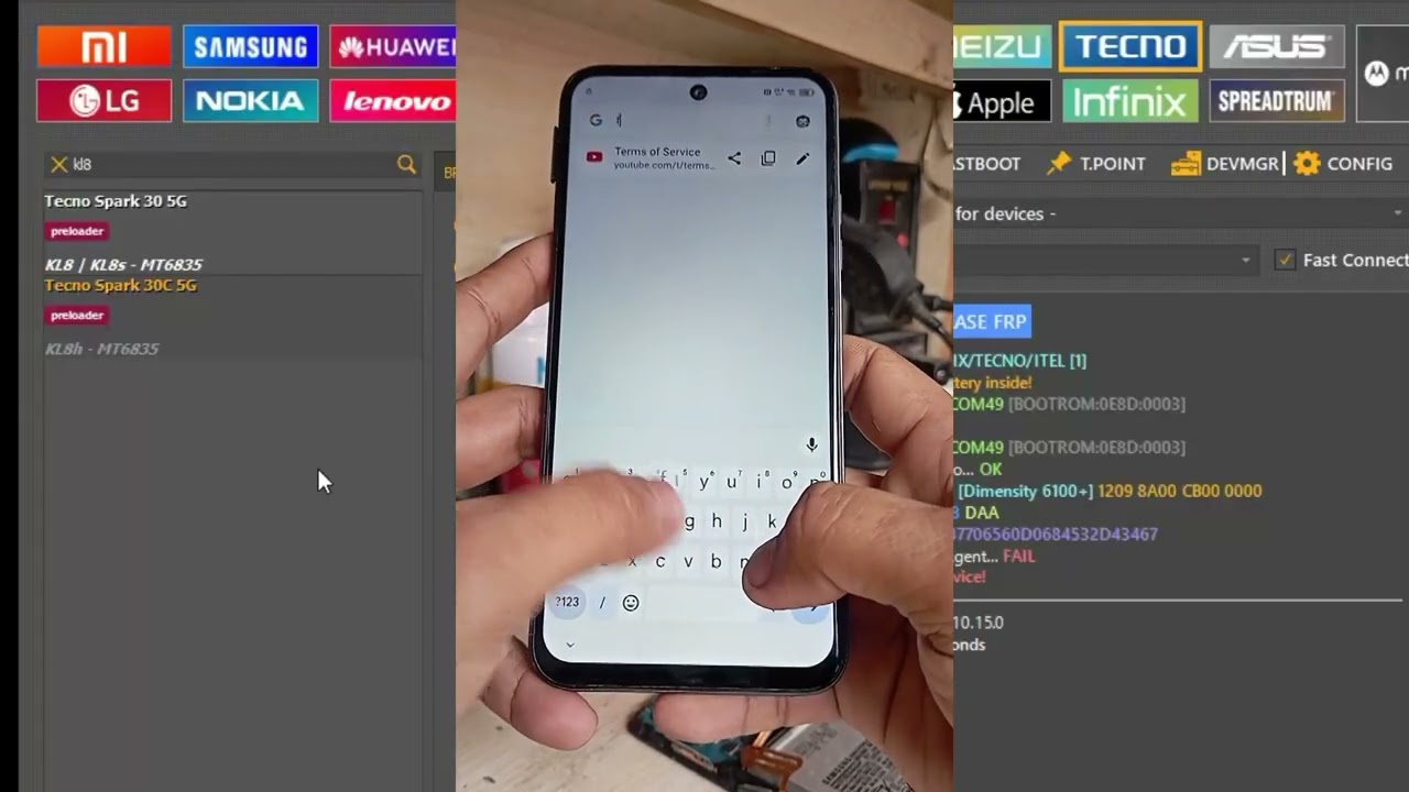 TECNO SPARK 30 5G. FRP DONE BY UNLOCKTOOL.