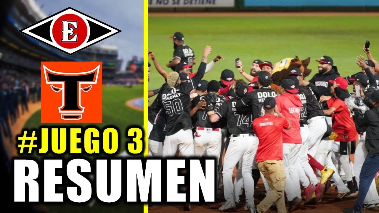 RESUMEN SERIE FINAL JUEGO 3: LEONES DEL ESCOGIDO VS TOROS DEL ESTE - VIERNES 23 DE ENERO