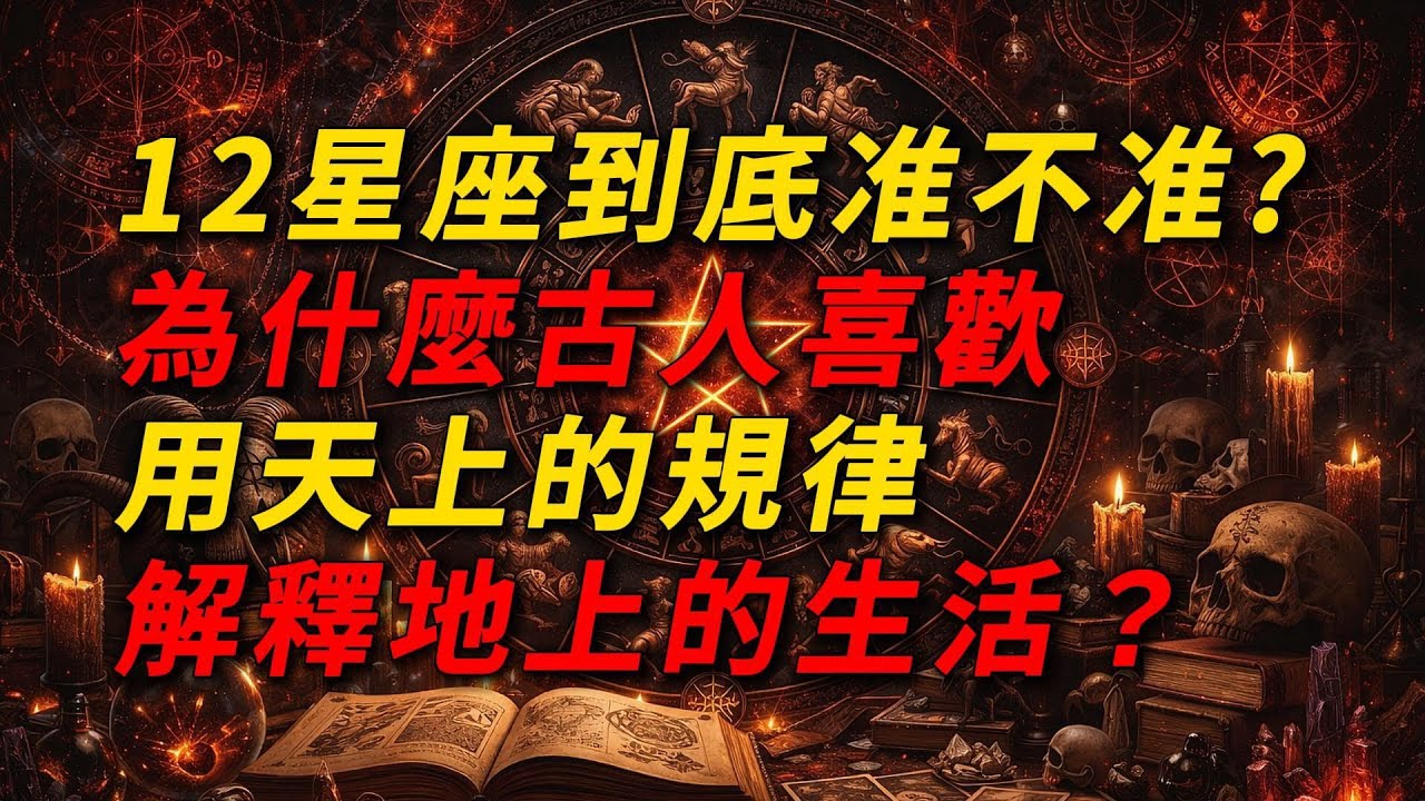十二星座真的能預測人的未來嗎？為什麼古代人喜歡用天上的規律解釋地上的生活？#星座 #宇宙 #占卜 #預測 #十二星座 #白羊座 #占星術 