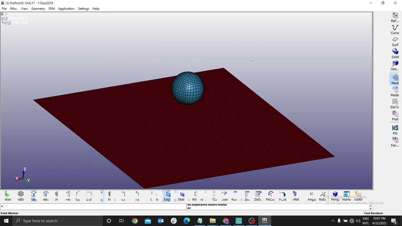 LS-DYNA, часть 3: Определение раздела