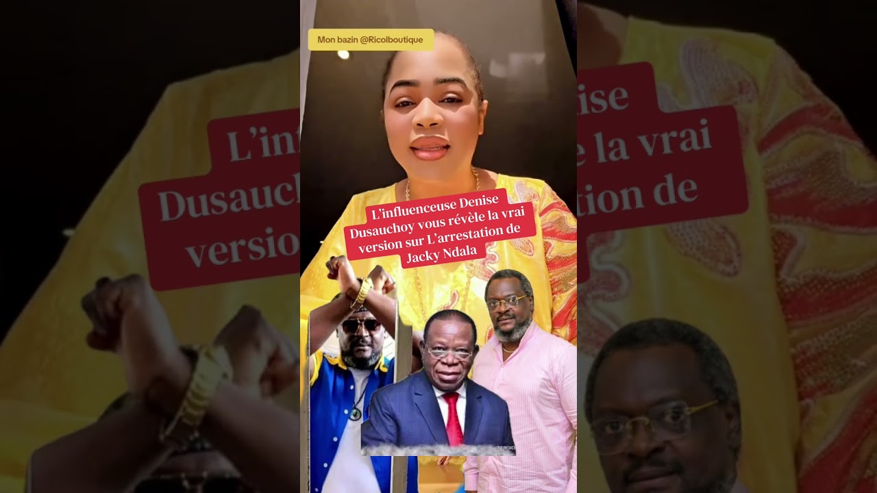 L’influenceuse Denise Dusauchoy éclaire l’opinion sur Jacky ndala